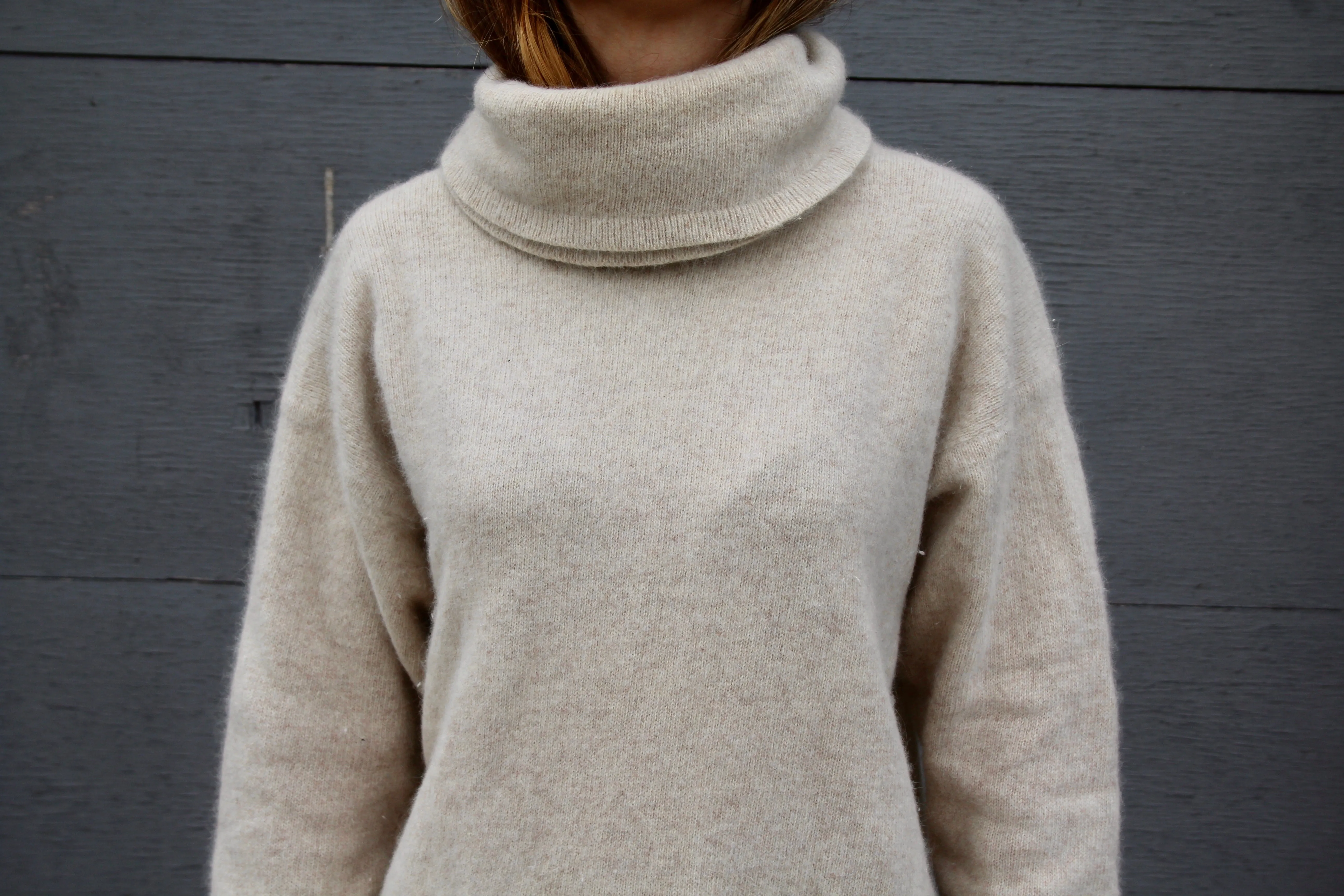 60s Lambswool & Angora Cozy Sweater M/L