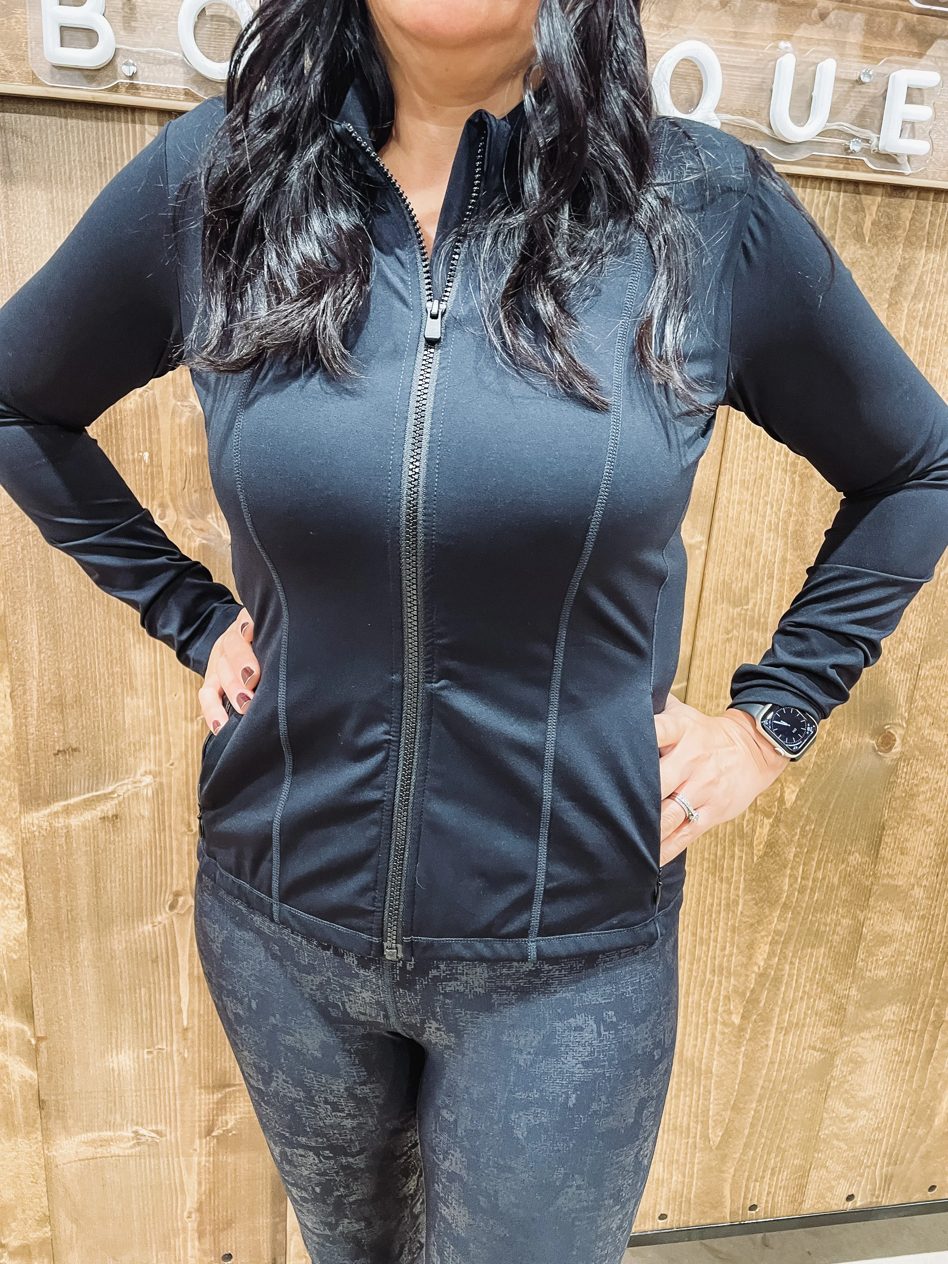 Active Lightweight Zip Up Jacket