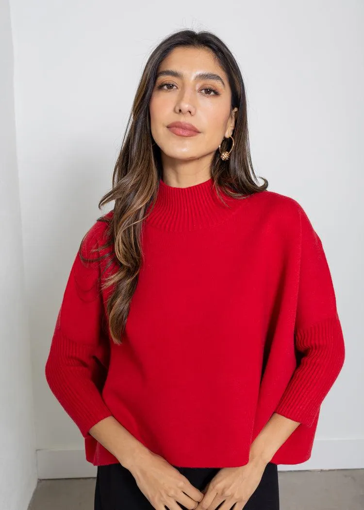 Aja Sweater- Scarlett