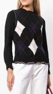 Argyle Knit Sweater