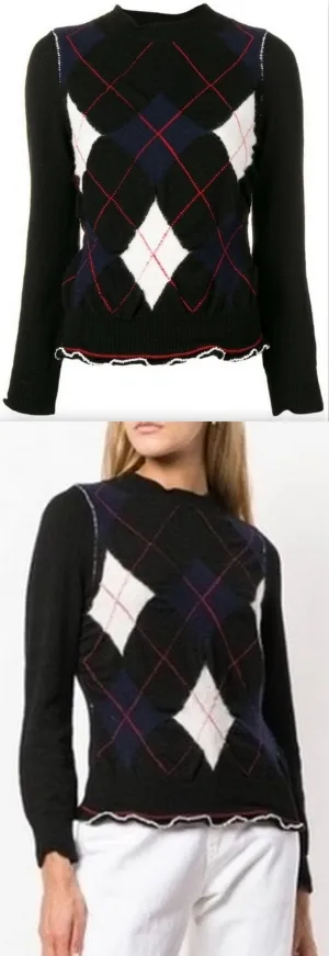 Argyle Knit Sweater