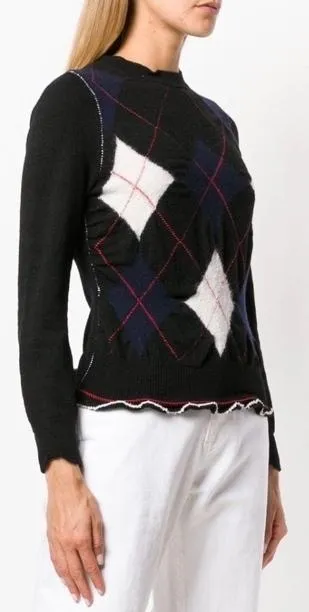 Argyle Knit Sweater