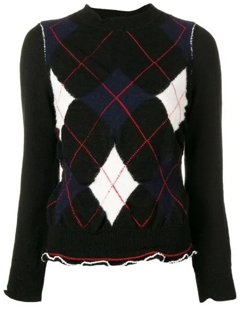 Argyle Knit Sweater