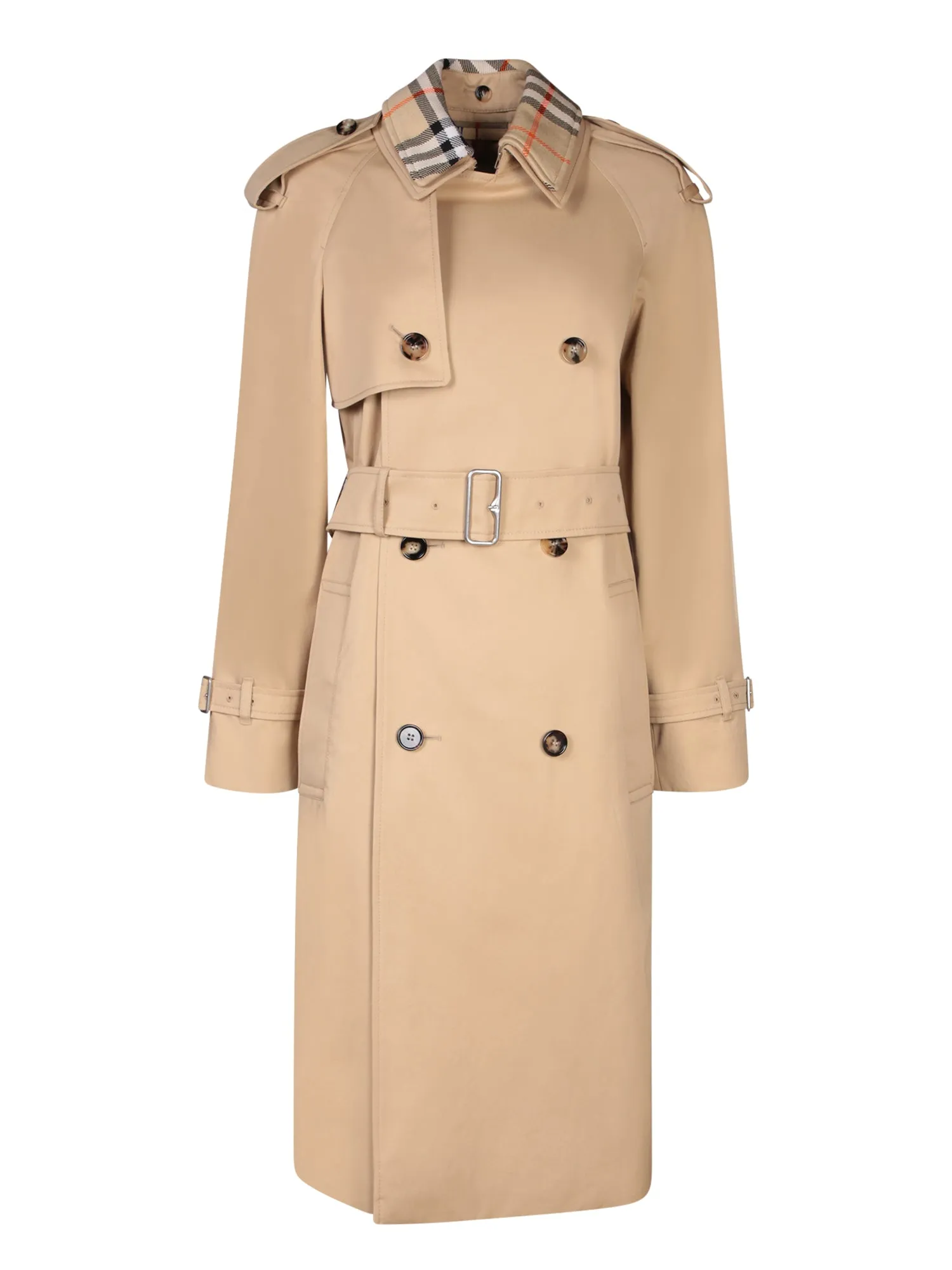 Beige Cotton Trench