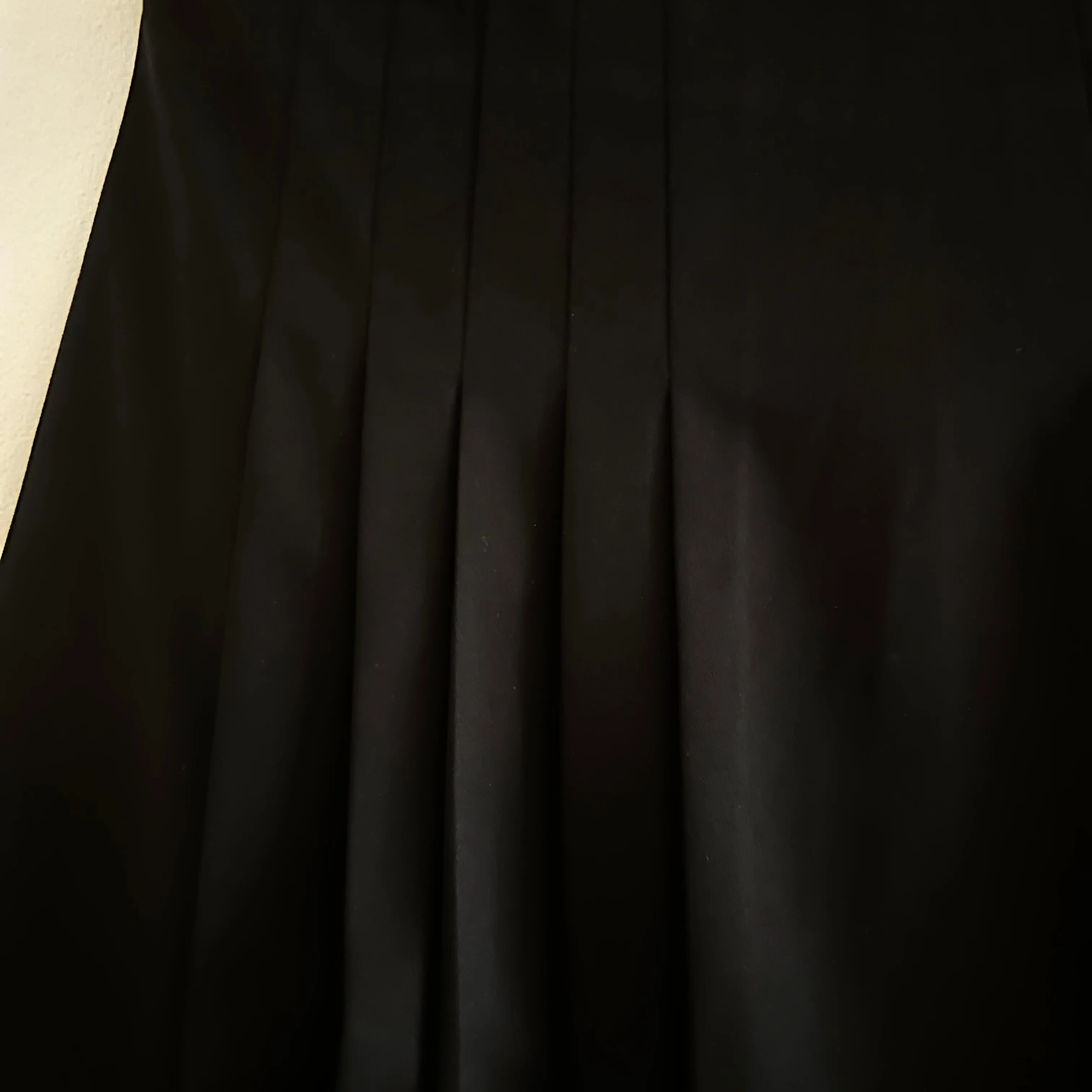 Black Pleated Skirts - Premium Jersey