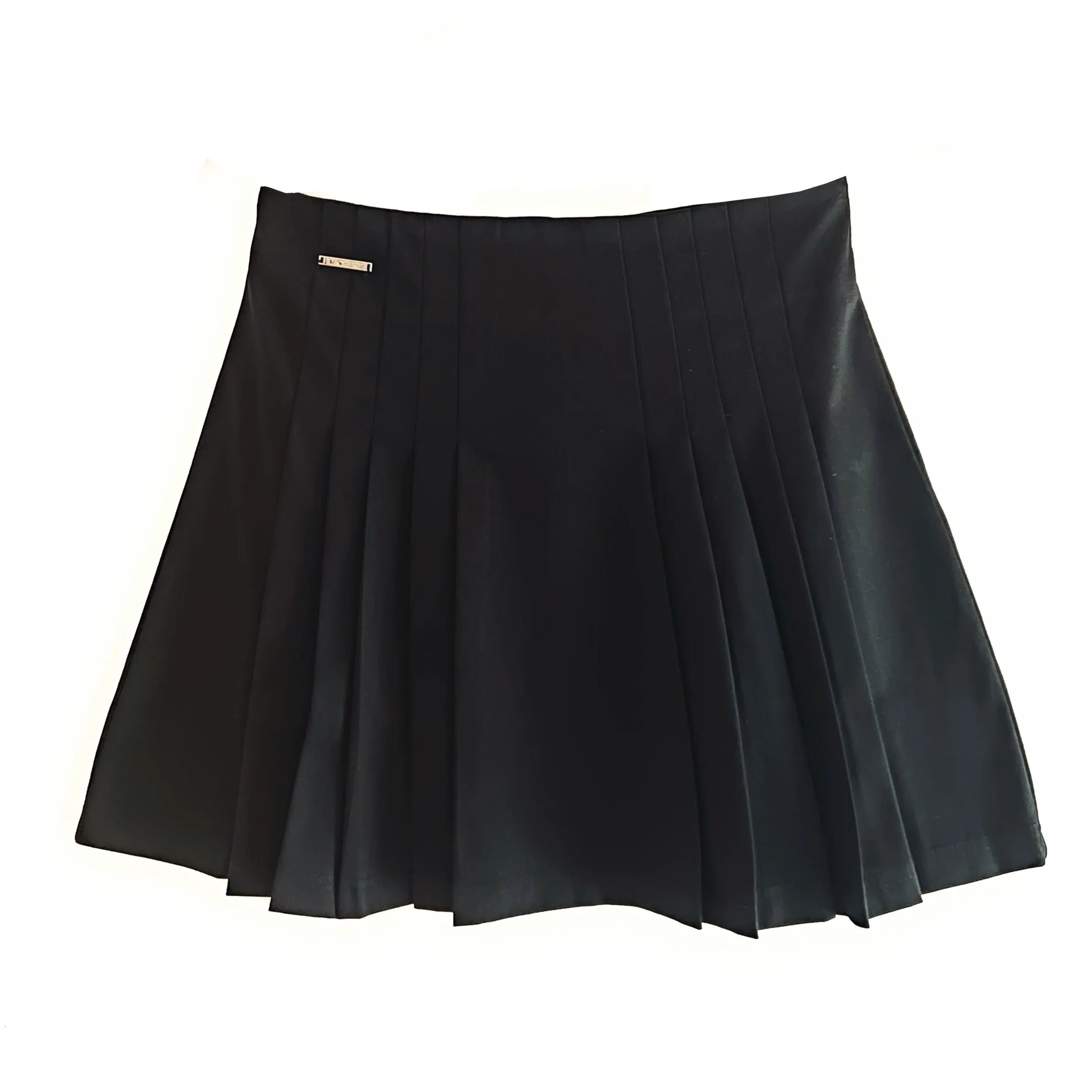 Black Pleated Skirts - Premium Jersey