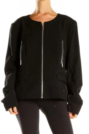 Black Zip Up Jacket