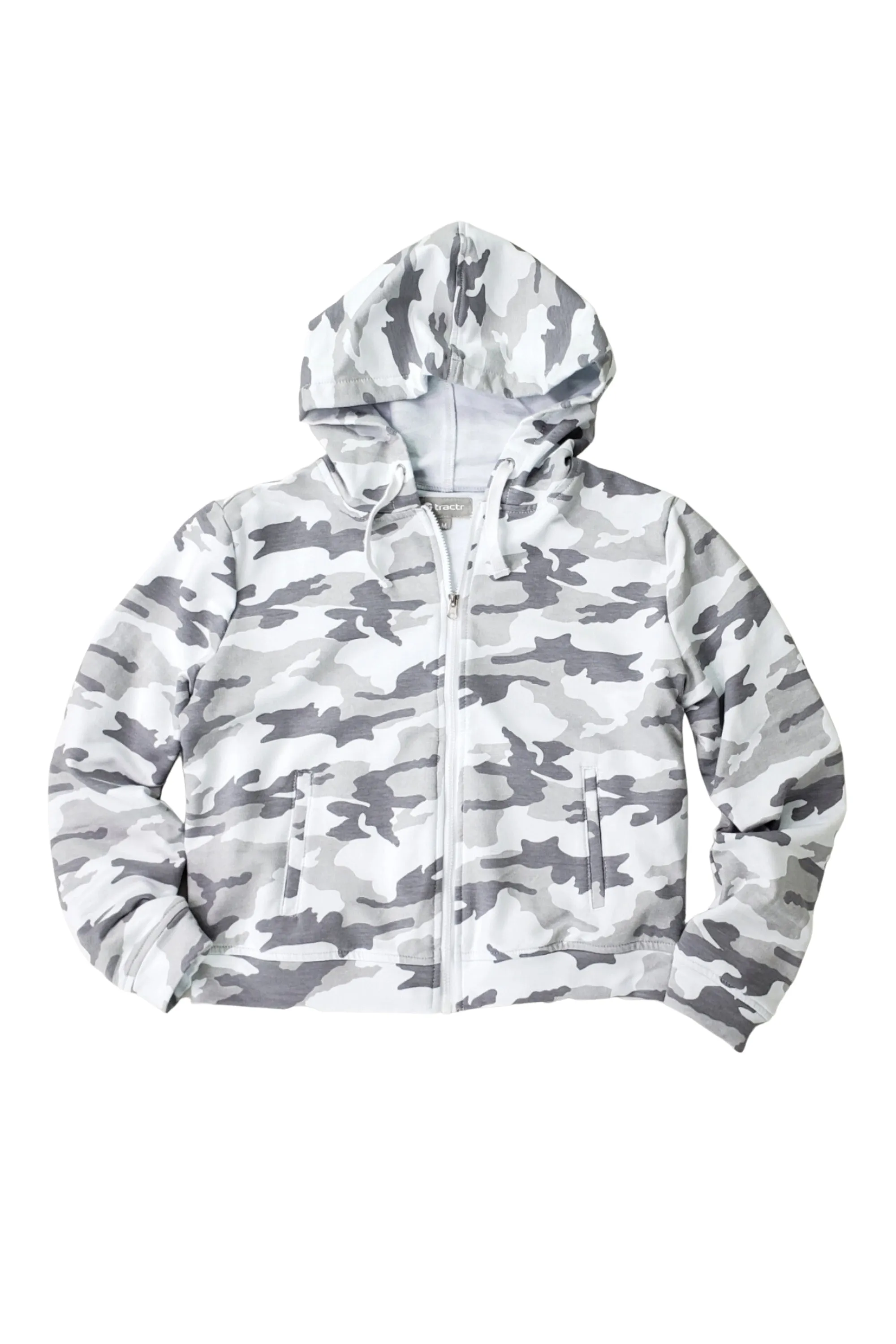 Camo French Terry Zip Up Hoodie