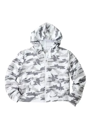 Camo French Terry Zip Up Hoodie