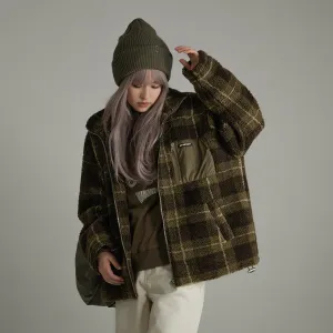 Classic Check Fleece Zip-Up Jacket