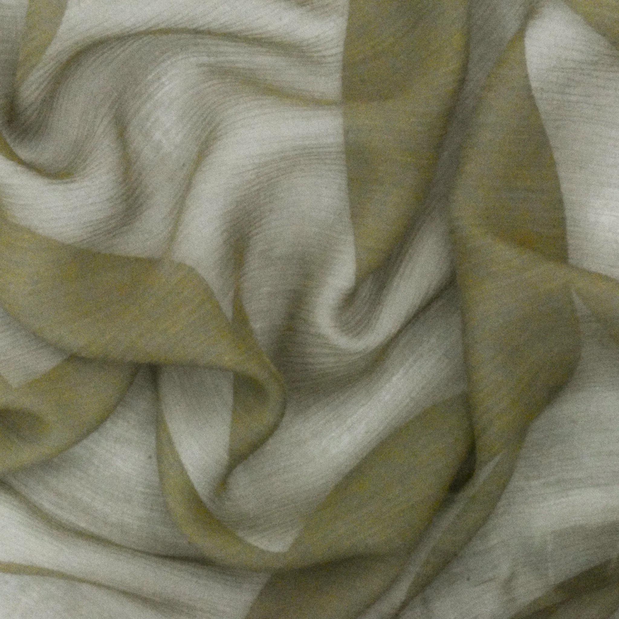 Dark Olive Green Silk Yoryu Woven Fabric