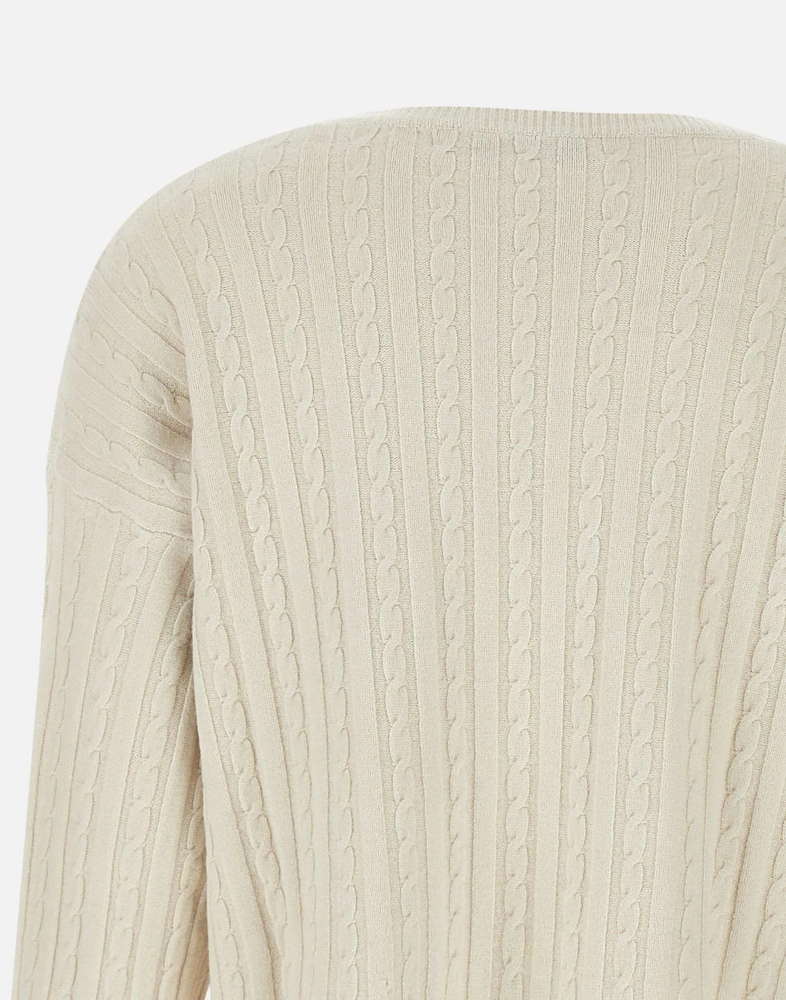 Ecrù Viscose Angora Sweater for Women