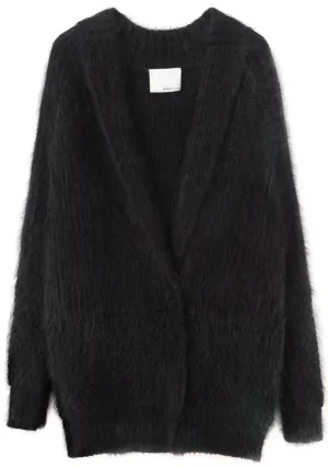 Fuzzy Angora Cardigan