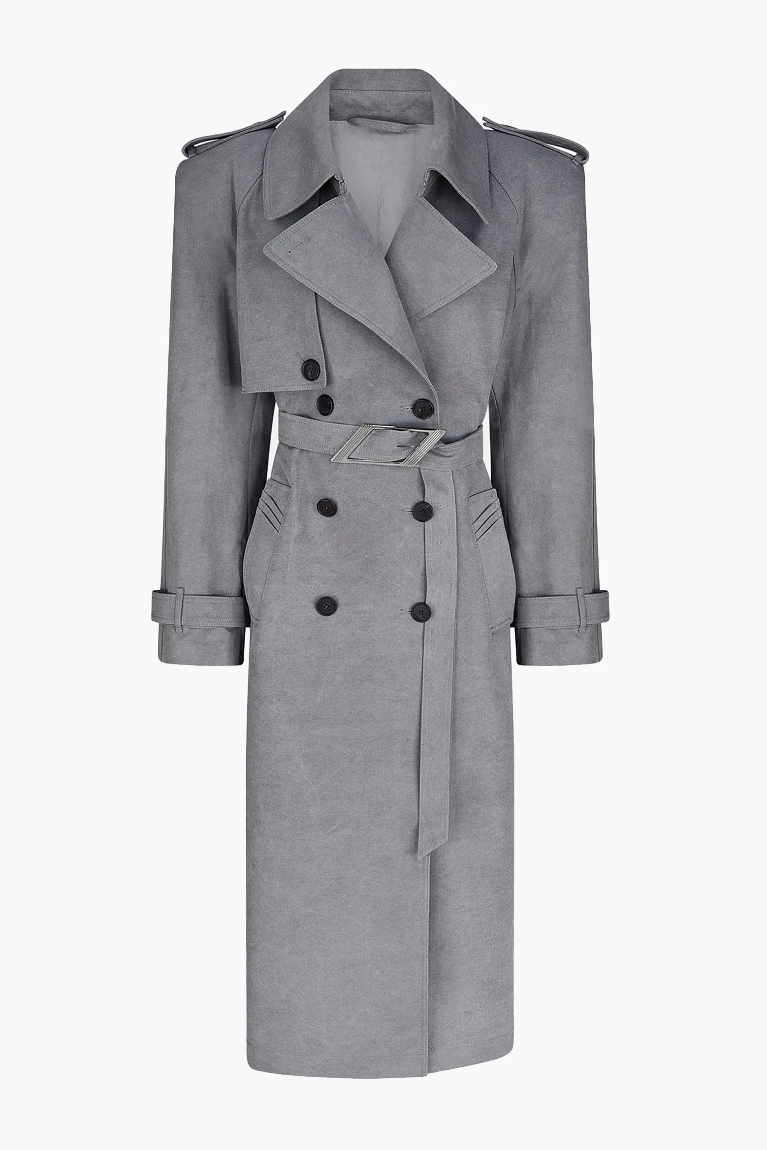 GREY TRENCH