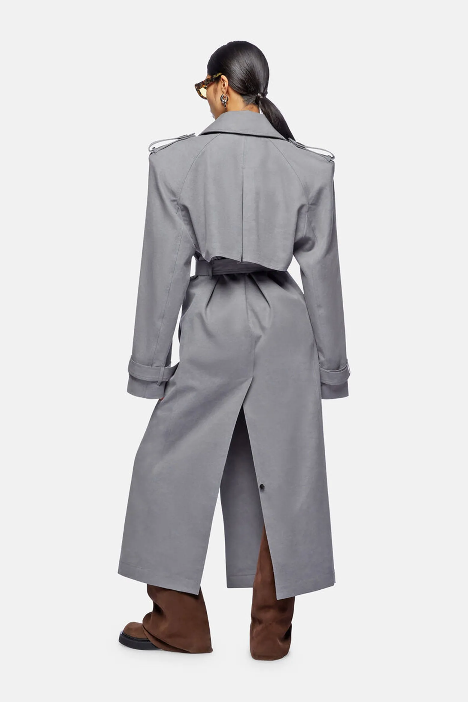 GREY TRENCH