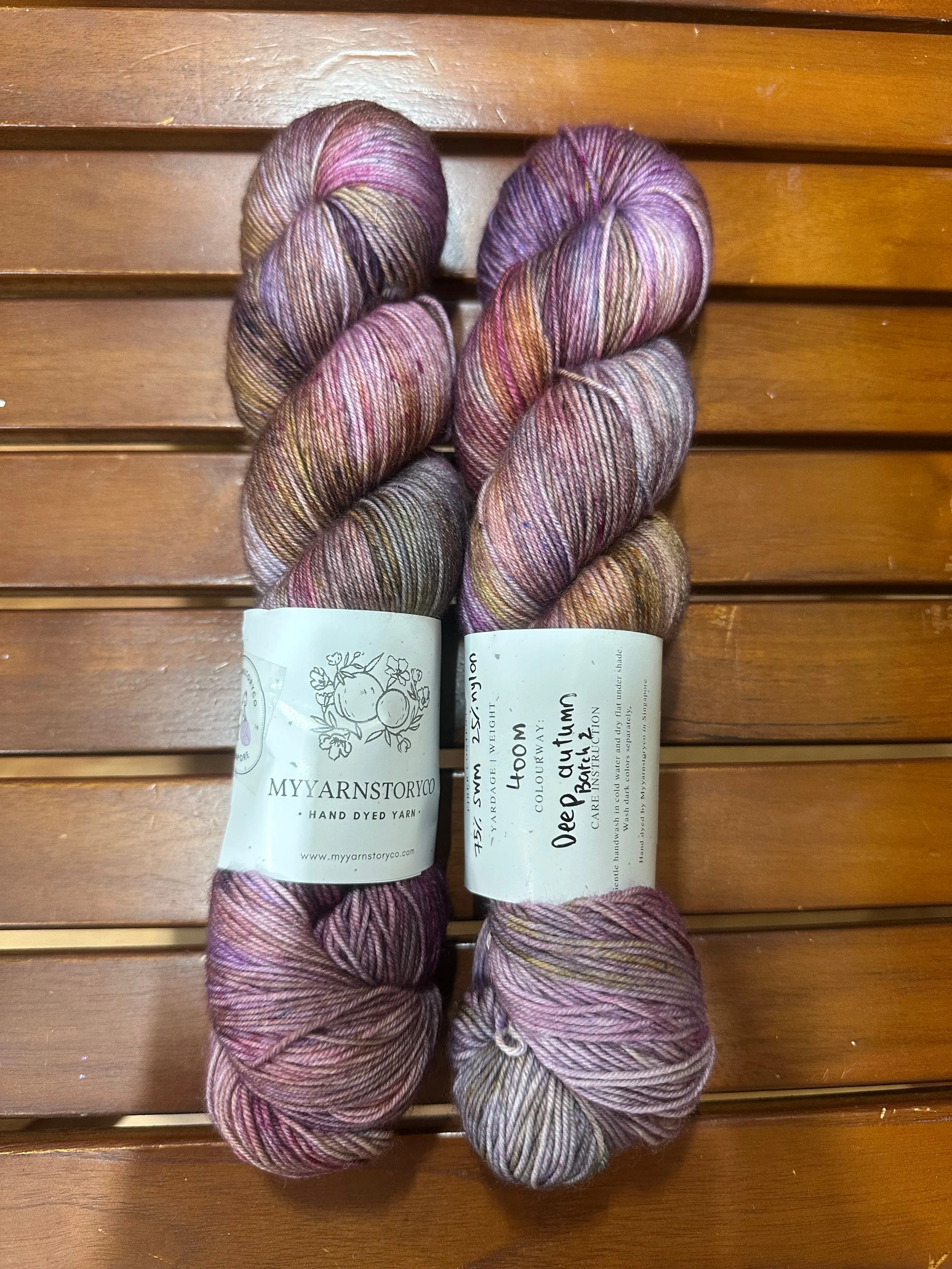 Hand Dyed Yarn by Myyarnstoryco 2024 Dec Batch