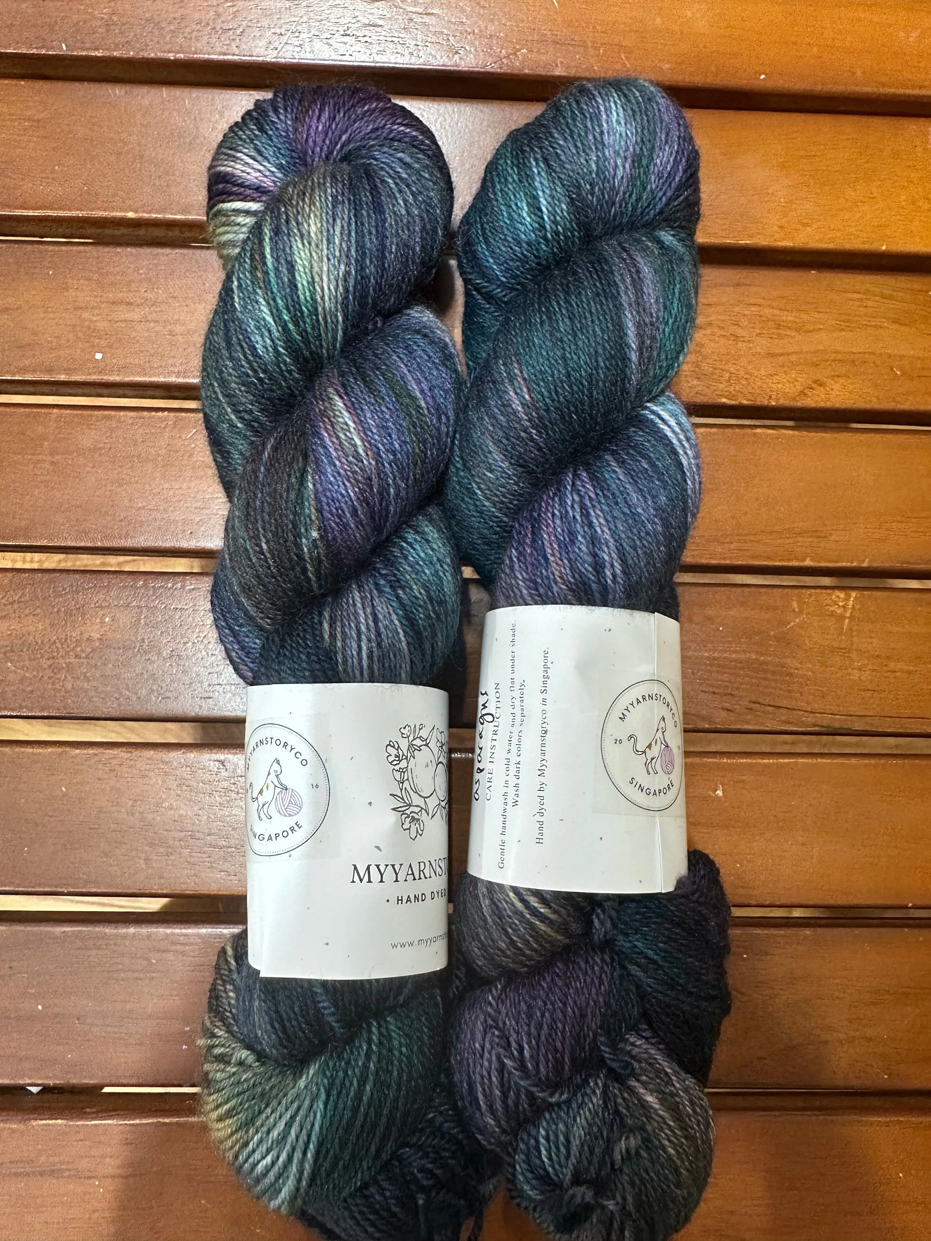 Hand Dyed Yarn by Myyarnstoryco 2024 Dec Batch