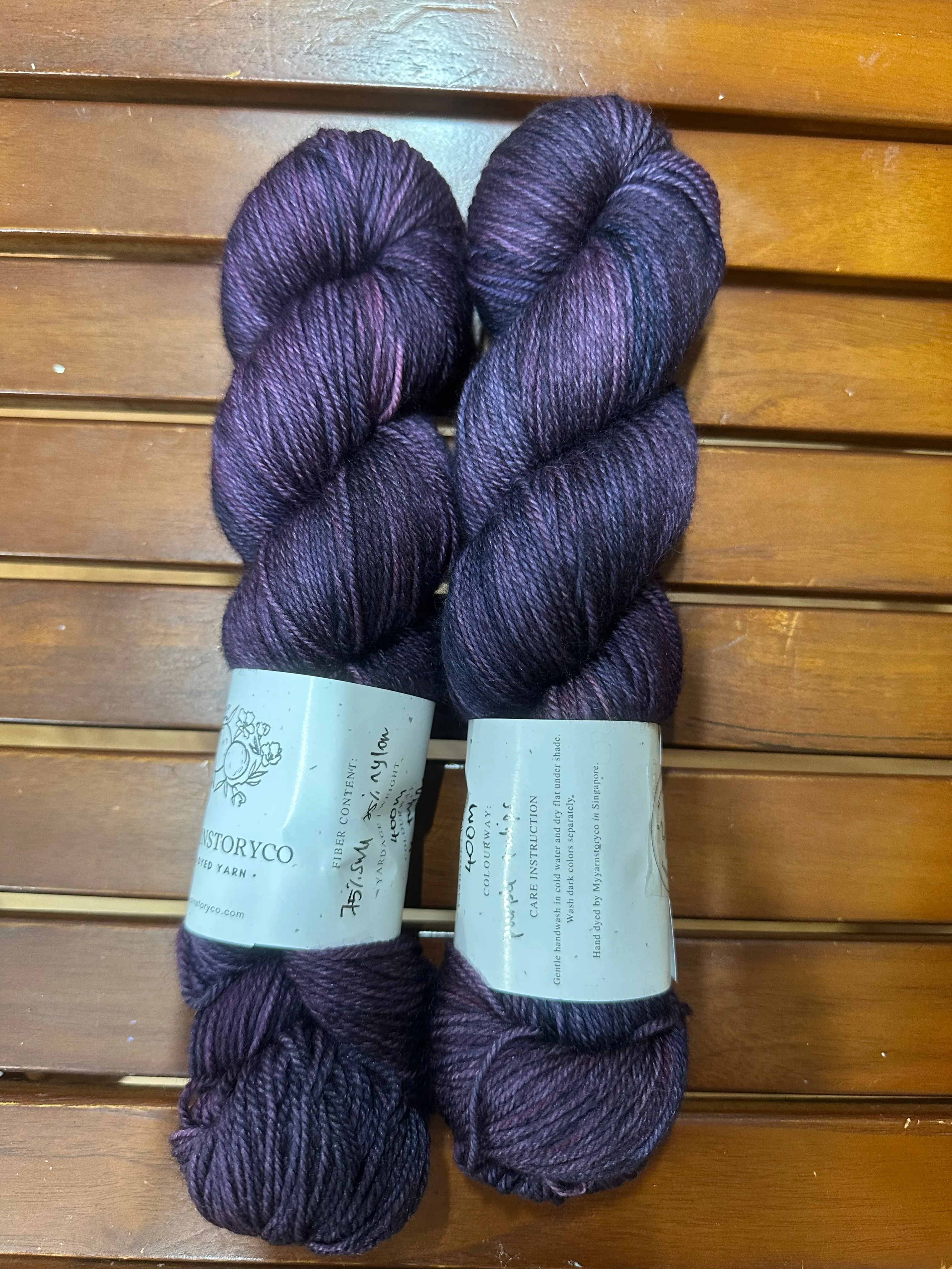 Hand Dyed Yarn by Myyarnstoryco 2024 Dec Batch