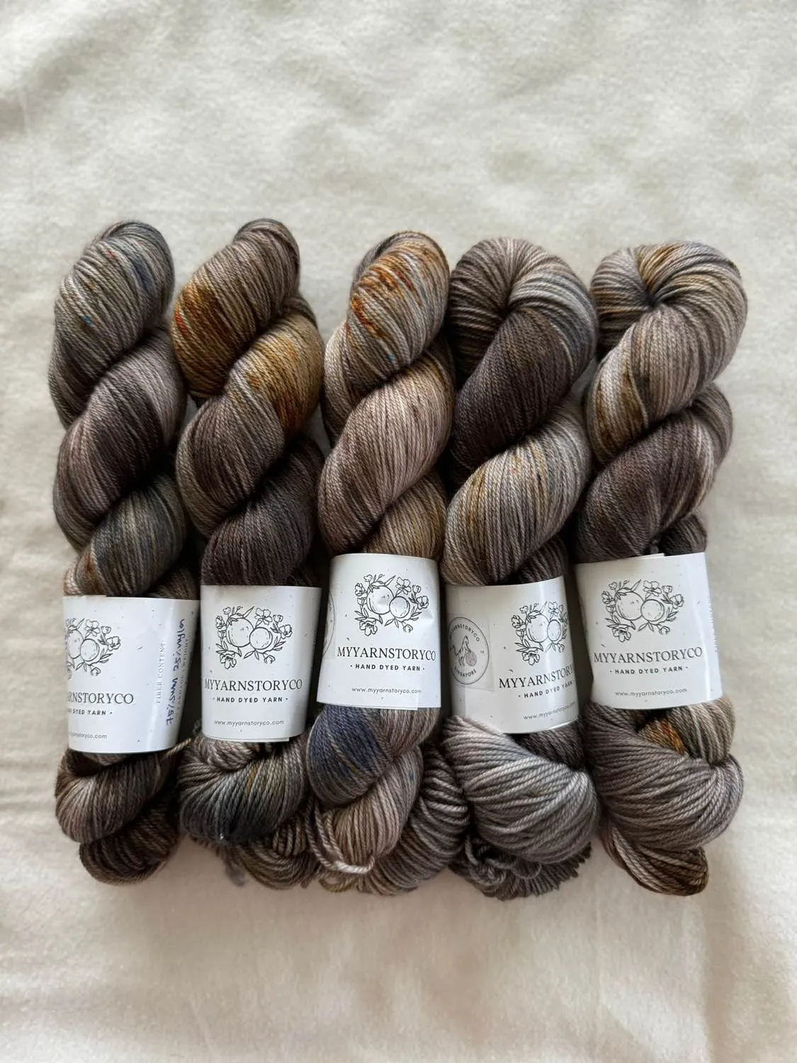 Hand Dyed Yarn by Myyarnstoryco 2024 November Batch