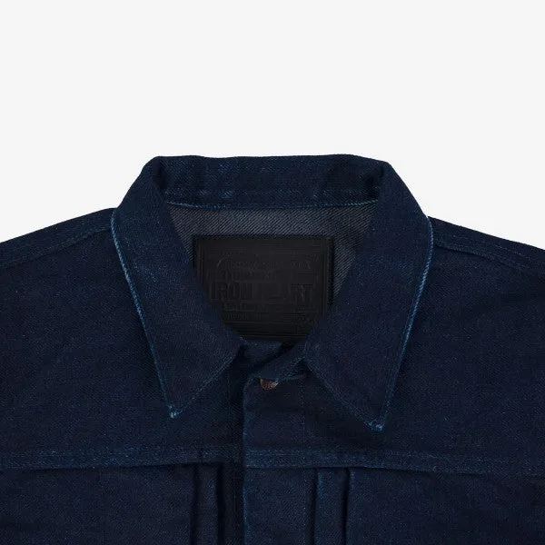 Iron Heart IH-140-IG 19oz Selvedge Denim Type I Jacket - Indigo/Grey