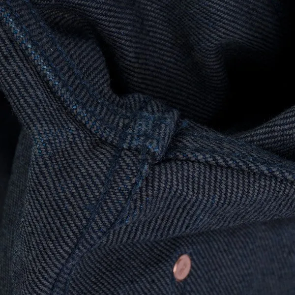 Iron Heart IH-140-IG 19oz Selvedge Denim Type I Jacket - Indigo/Grey