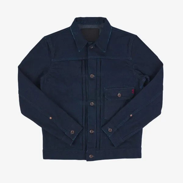 Iron Heart IH-140-IG 19oz Selvedge Denim Type I Jacket - Indigo/Grey