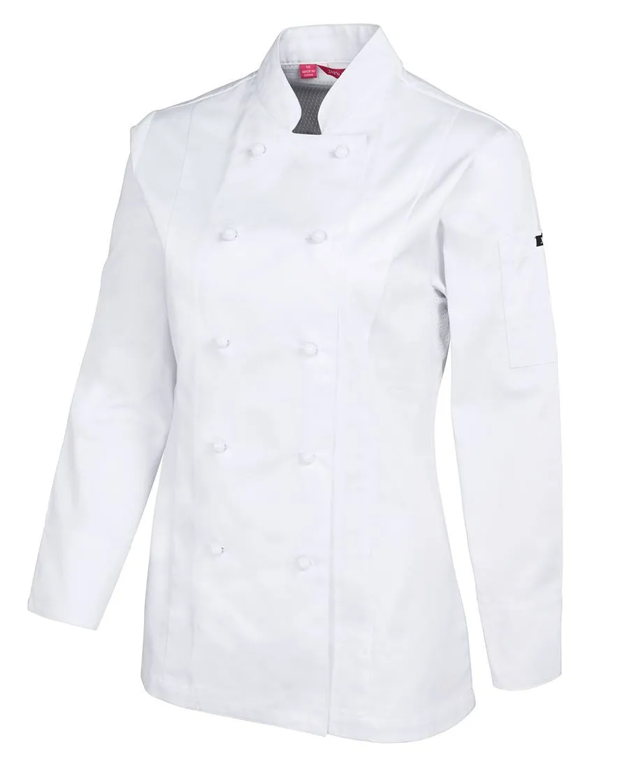 JBs Wear Ladies Vented L/S Chef's Jacket (5CVL1)