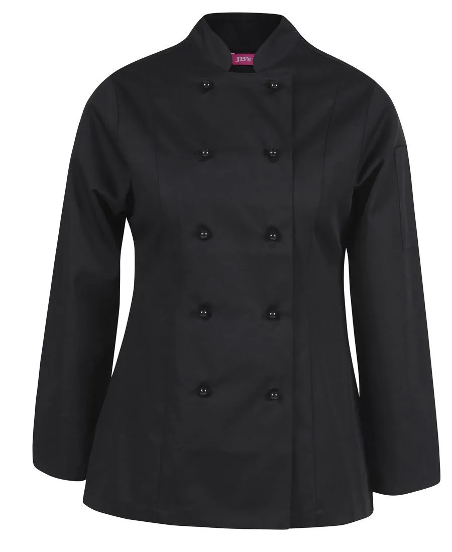 JBs Wear Ladies Vented L/S Chef's Jacket (5CVL1)