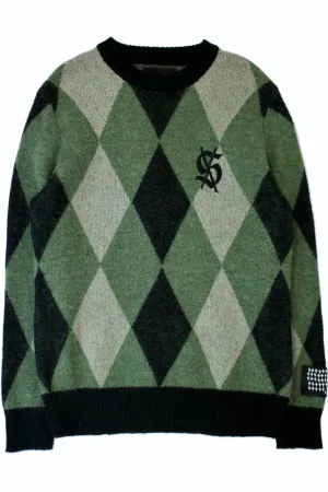 Ksubi - Wool Blend Argyle Knit