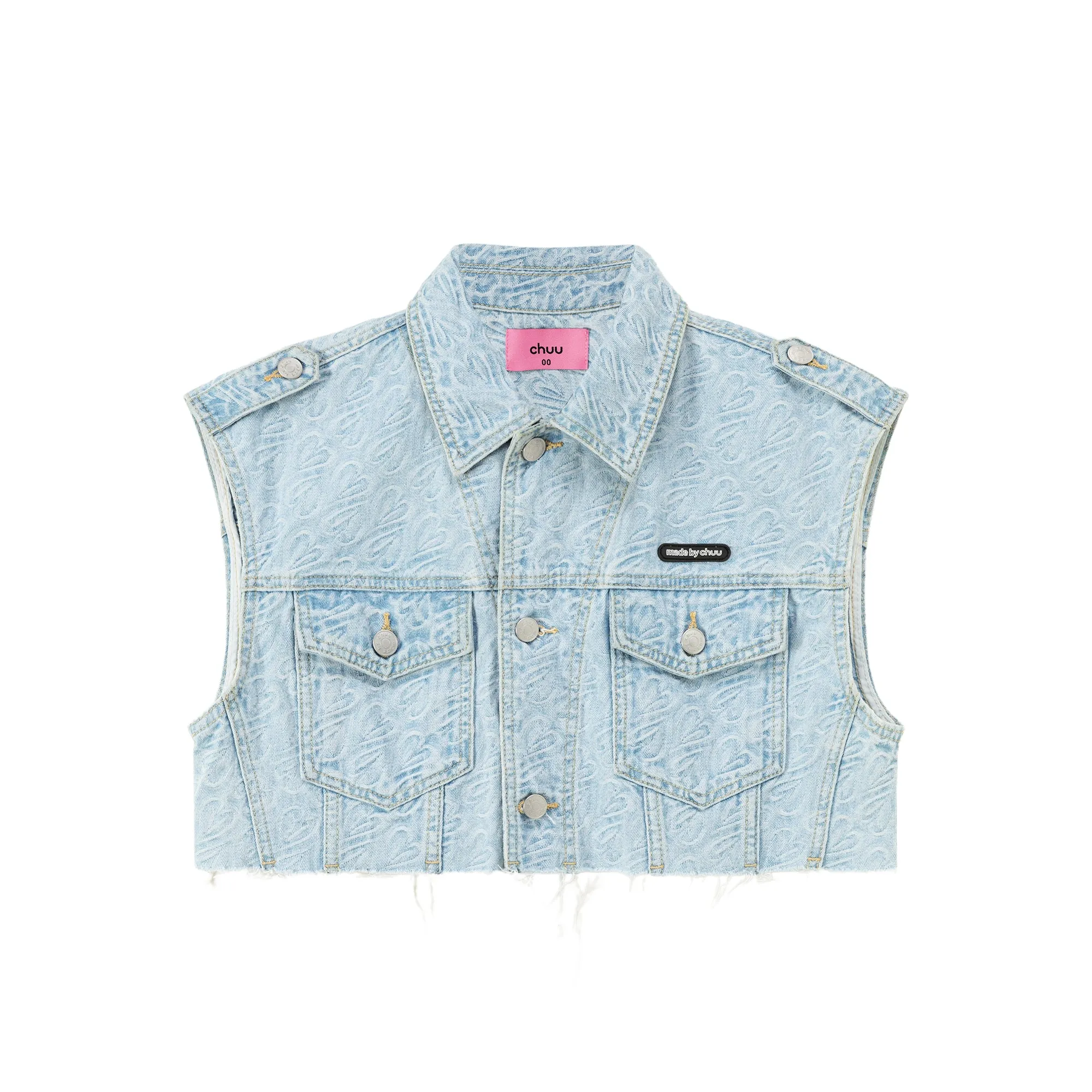 Loose Fit Denim Vest