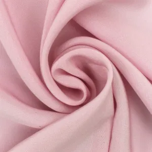 Mist Pink Silk Crepe De Chine Fabric