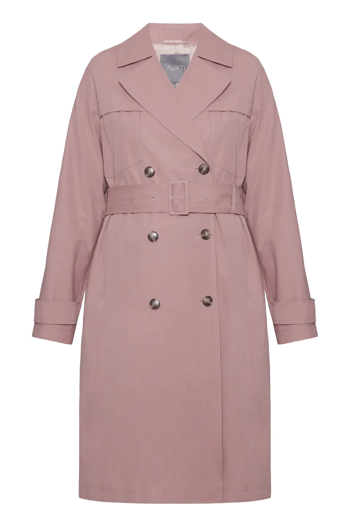 MODERN SOFT TRENCH COAT BLUSH