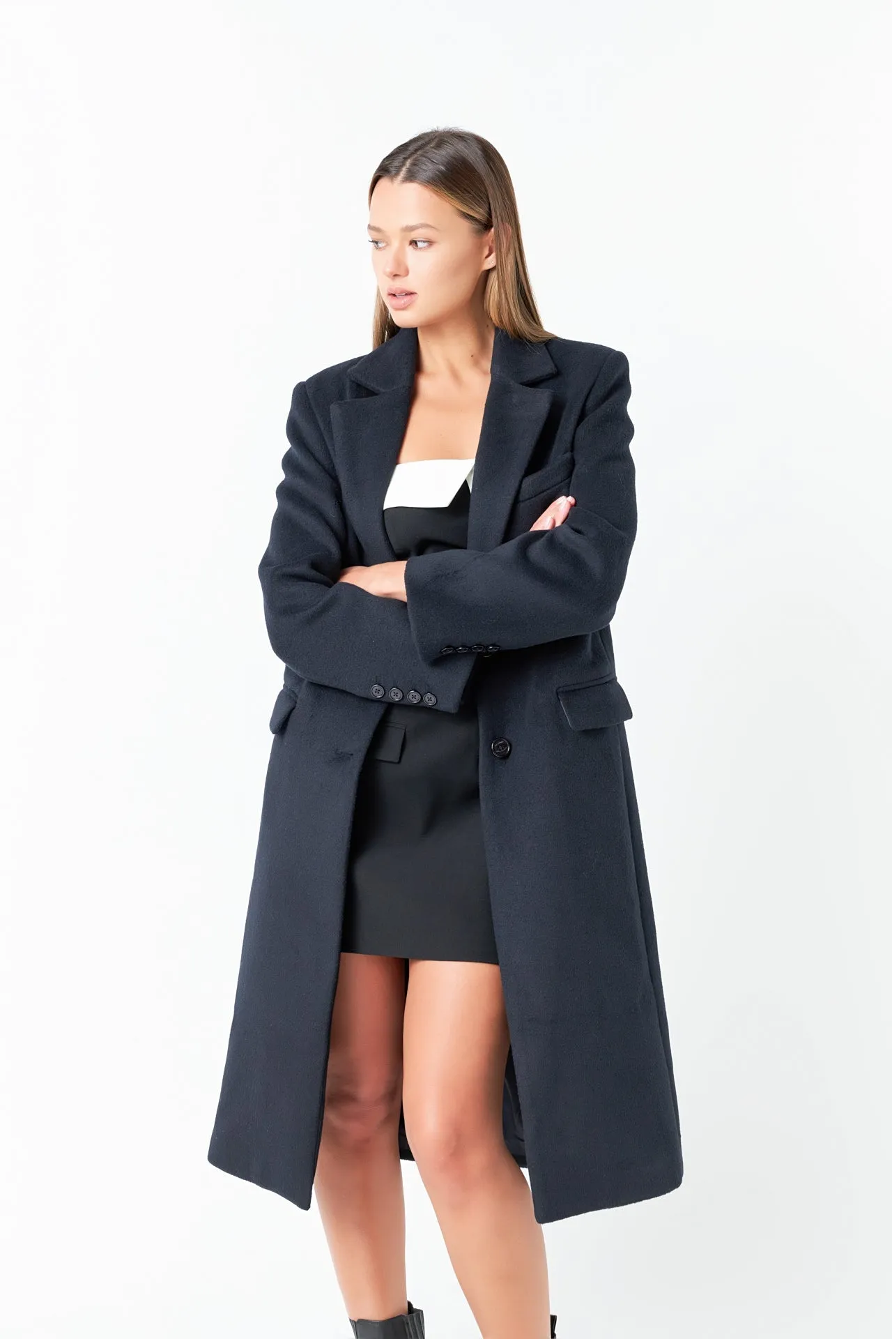 Oversize Wool Trench Coat