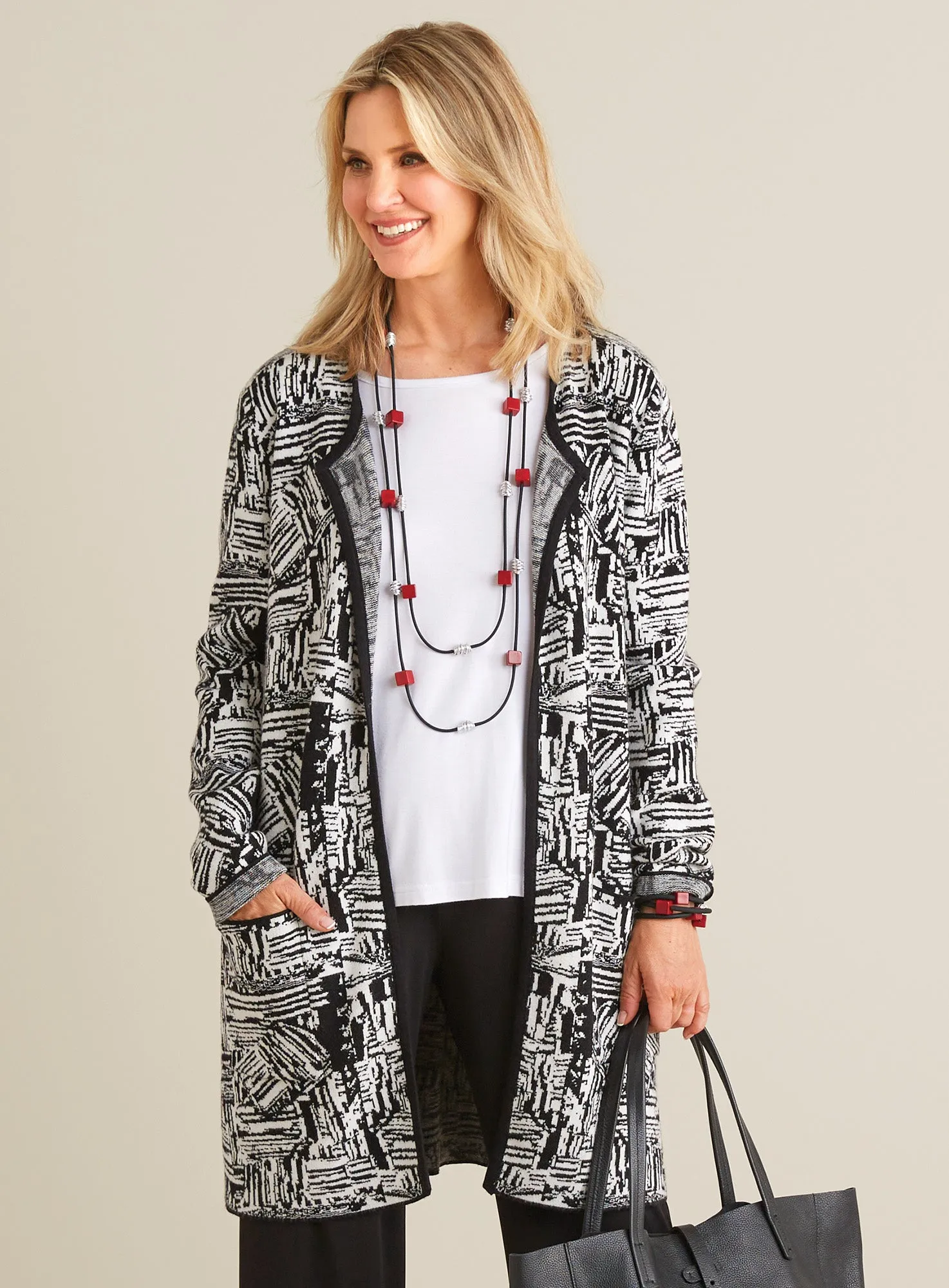 Parthenon Long Cardigan