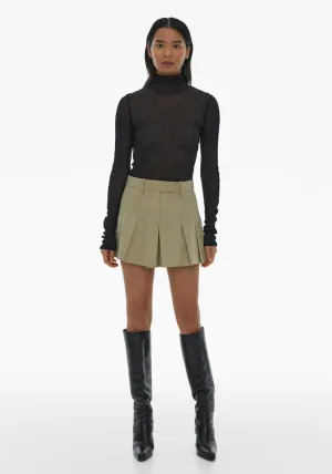 PLEATED SKORT UNIFORM KHAKI