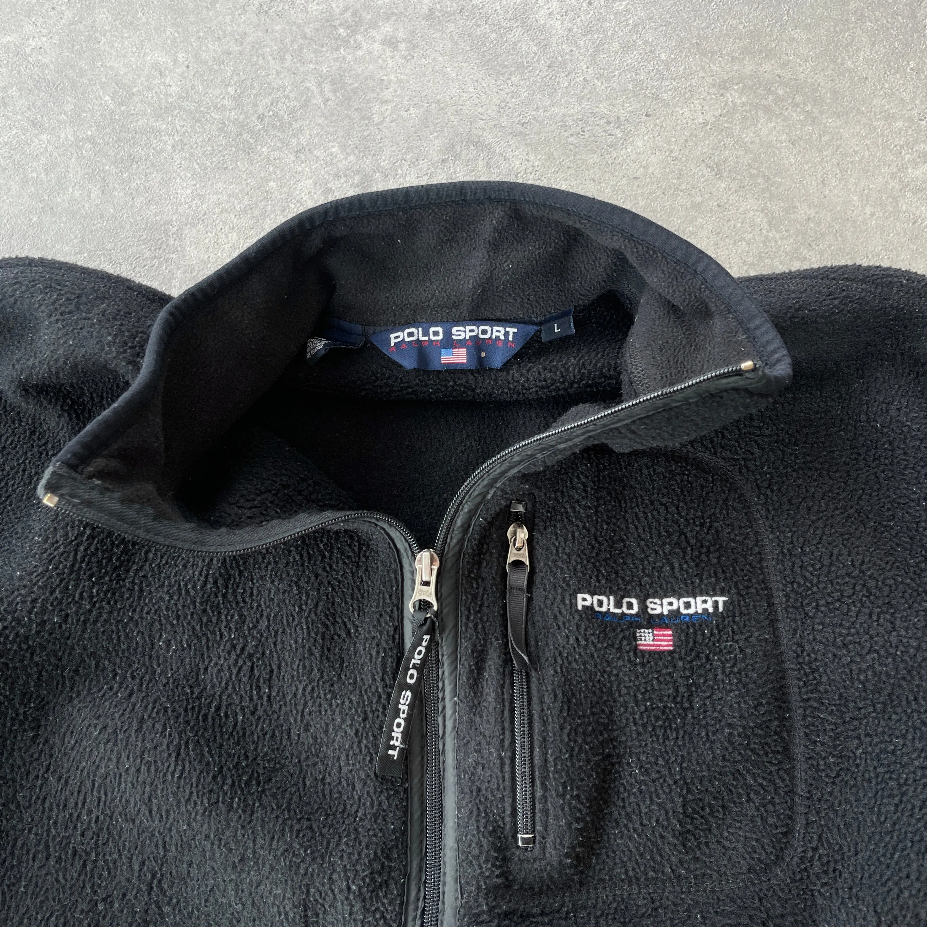 Polo Sport Ralph Lauren 1990s heavyweight polartec fleece jacket (XL)