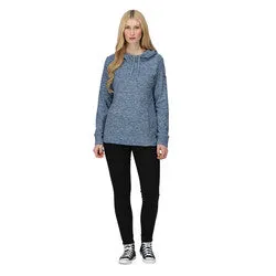 Regatta Kizmit II Ladies Hooded Marl Fleece | Ice Grey Marl