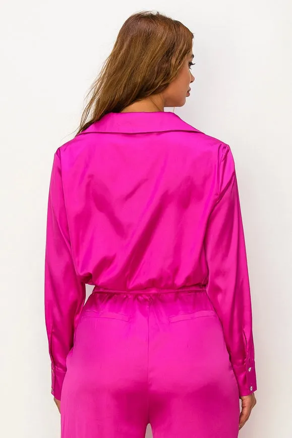 Satin Silk Sophisticate Blouse