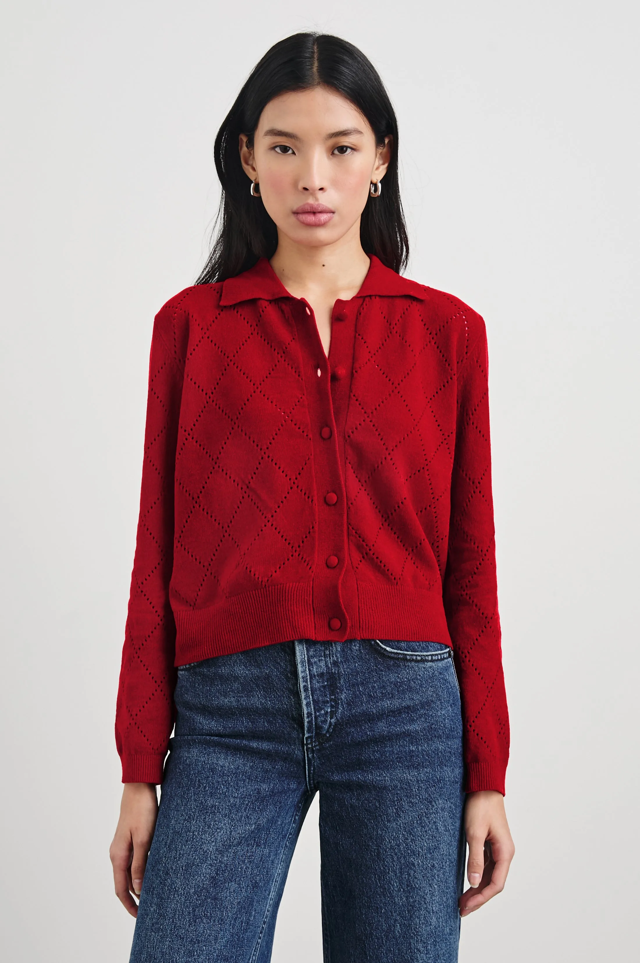 SIMONE CARDIGAN - RED