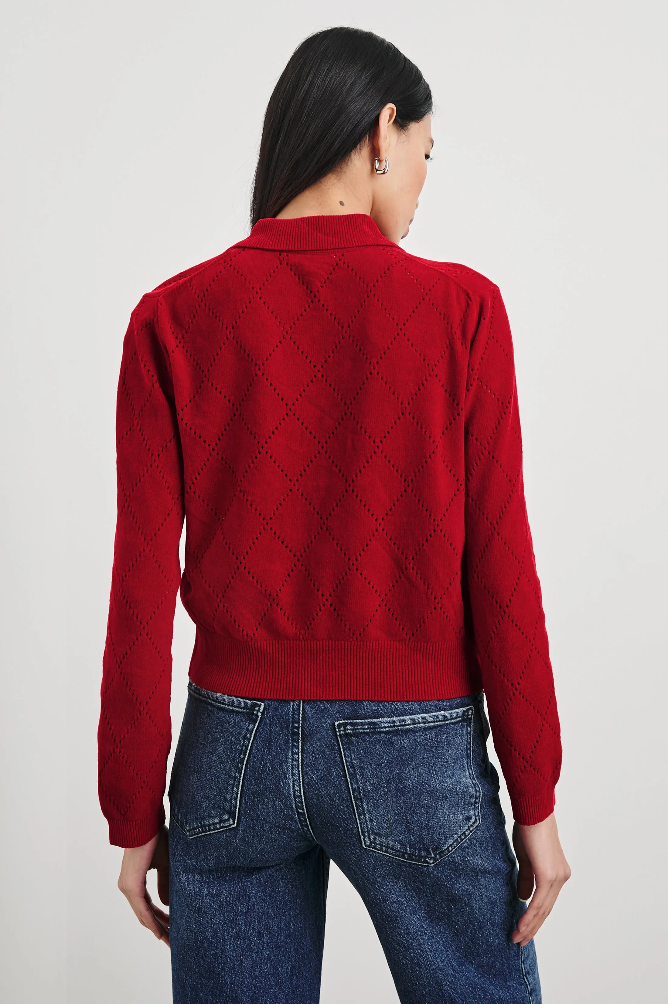 SIMONE CARDIGAN - RED