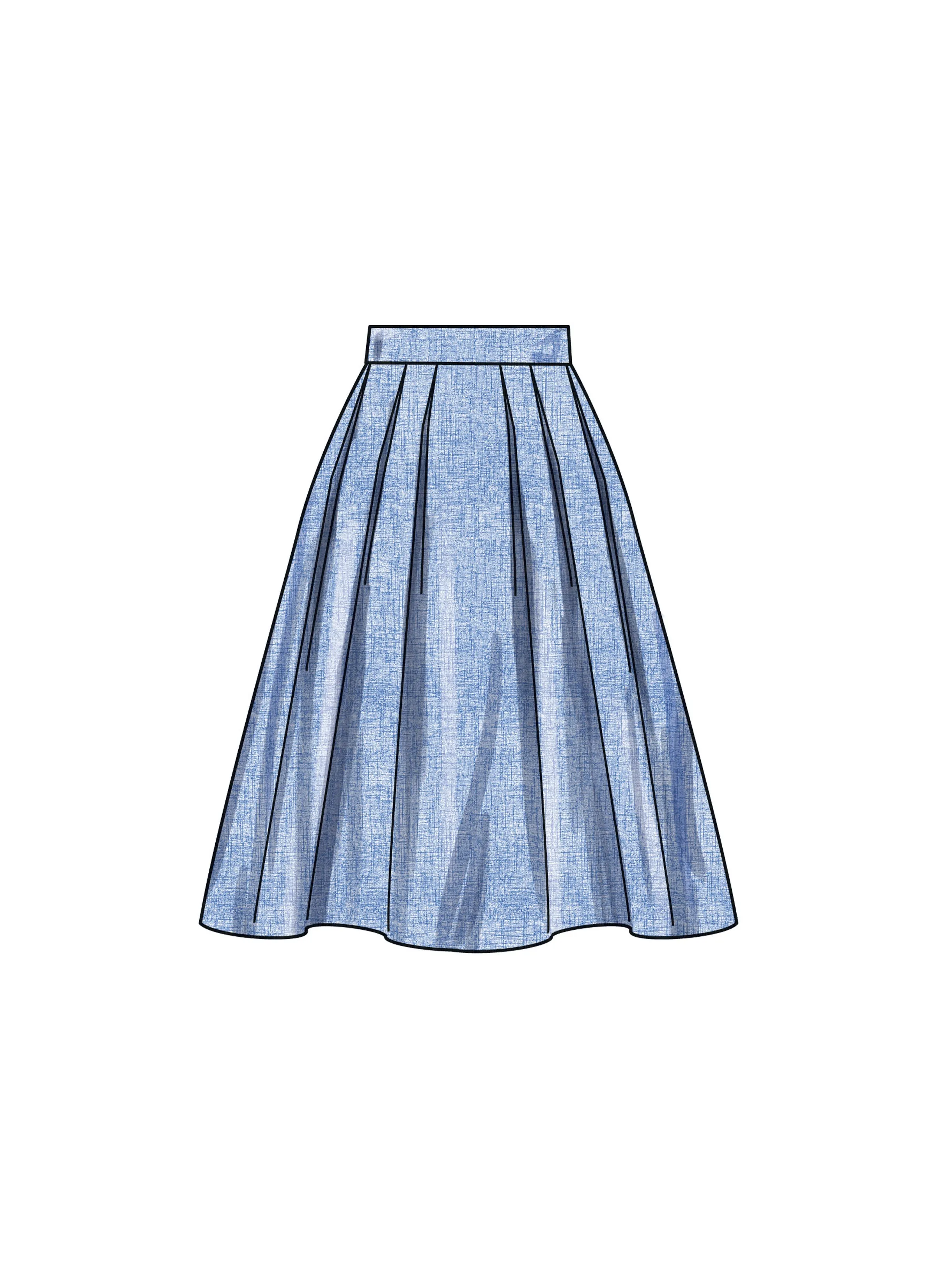 Simplicity 9712 Women's Skirts Sewing pattern