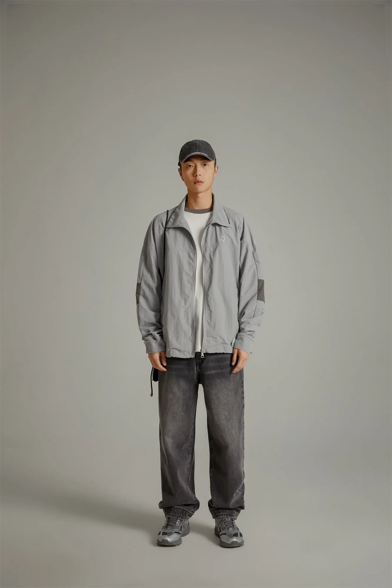 Star Circle Zip-Up Field Jacket