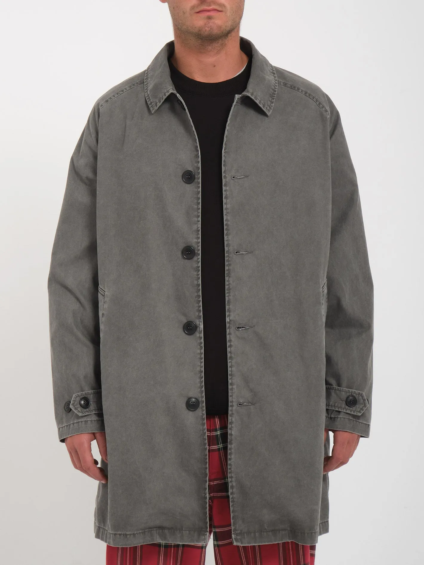 V Ent Noa Deane Trench Jacket - HEATHER GREY