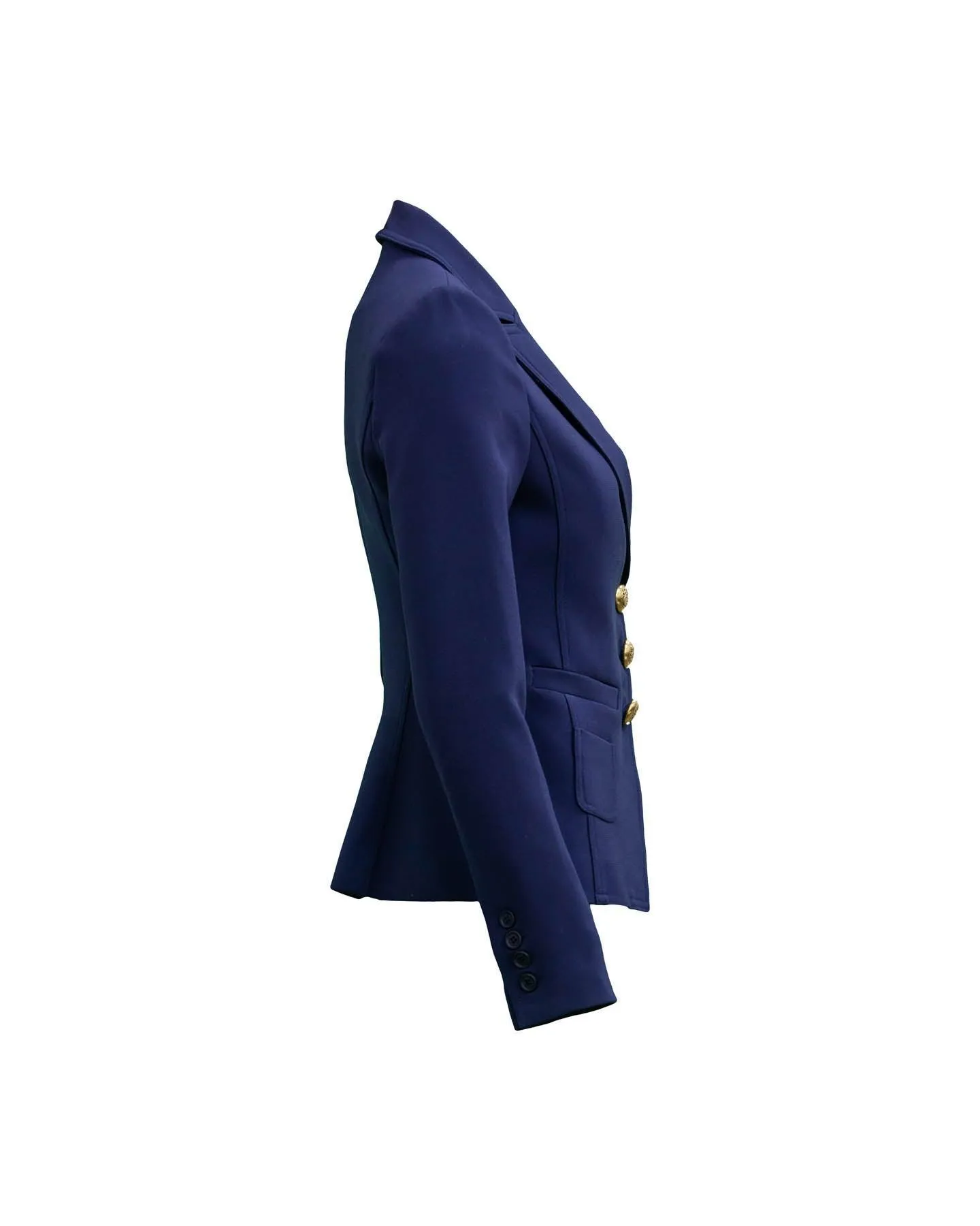 Wrap Blazer In Navy